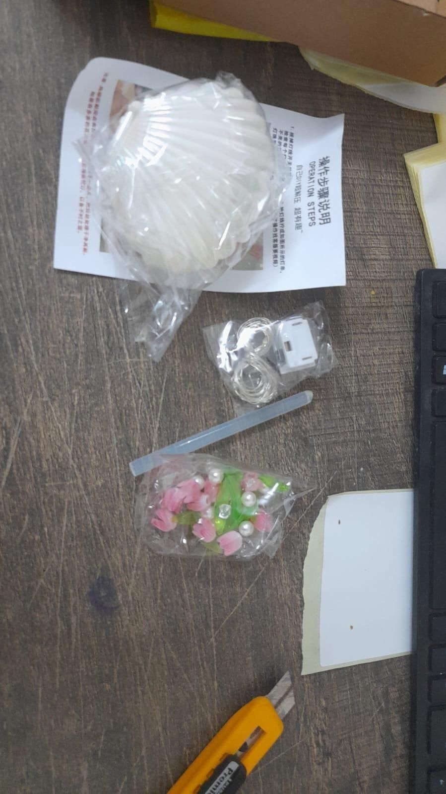 Tulip Night Flower Lamp Shell Light