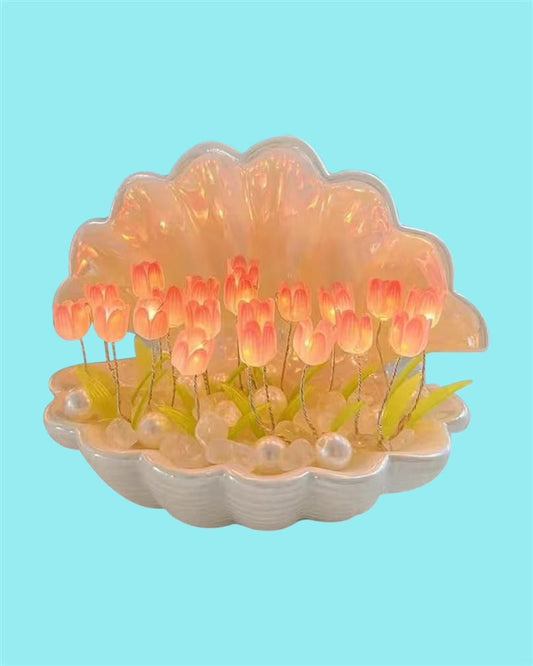 Tulip Night Flower Lamp Shell Light