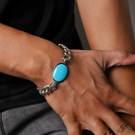 Silver Plated Men's Bracelet