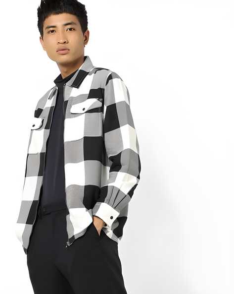 Men's Cotton Check Print Casual Shirt (Combo of 3)